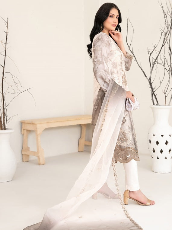 Mulan By Tawakkal Embroidered Organza Collection 2025 (D-2219)