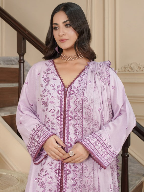 GULFAM Premium Embroidered Karandi Collection by Manizay (D-02)