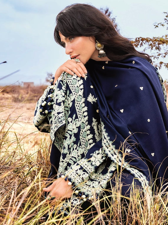Pat Jhaar by Gul Ahmed Embroidered Pashmina Collection 2025 (AP52012)