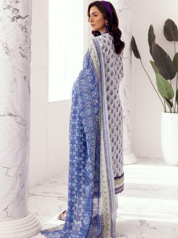 Hoorain By Mahees Lawn Collection 2025 Vol-08 (D-02)