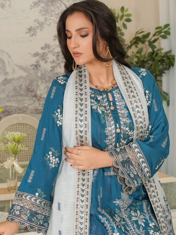 Manizay Sunehray Rang Premium Embroidered Viscos Collection (M-02)