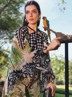 3 Piece Unstitched Embroidered Lawn Suit (MPT-29-5A)