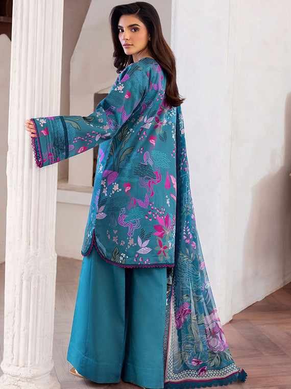 Florent Luxury Prints Lawn Collection 2025 (D-02)