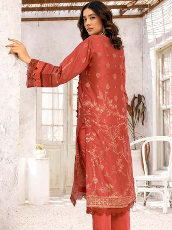 Harika By Johra 2PC Banarsi Jacquard Lawn Collection 2025 (JH-661)