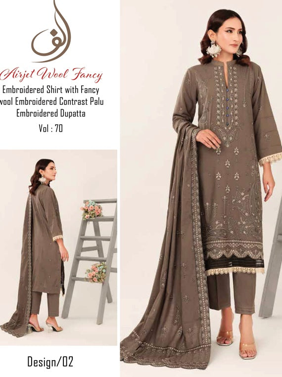 Alif Airjet Wool Collection 2024 Vol-70 (Design-02)