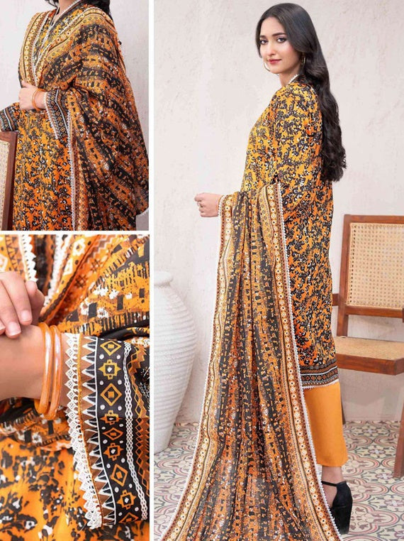 Zesh Drop-13 Lawn Collection 2025 (Z-03)