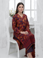 Shaista lawn digital print Embroidered  Collection 2026 (D-501)