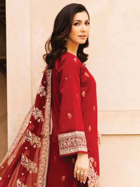 Rumaisa By Johra Jacquard Lawn Collection 2025 (JH-157)