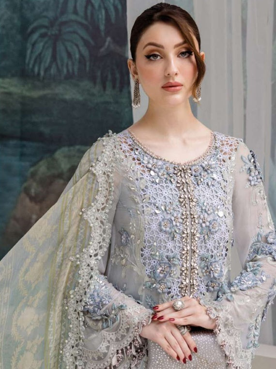 Maria B Embroidered Chiffon Collection 2025 (MPC-25-108)