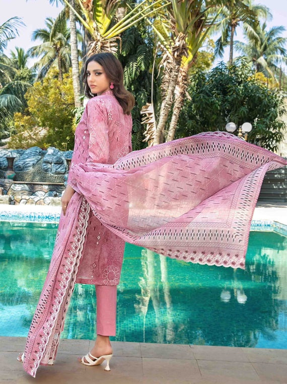 Thamina By Tawakkal Slub Lawn Collection 2025 (D-1195)