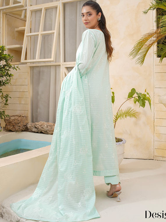 Dilkash Mumtaz By Manizay Lawn Collection 2025 (Deisgn-03)