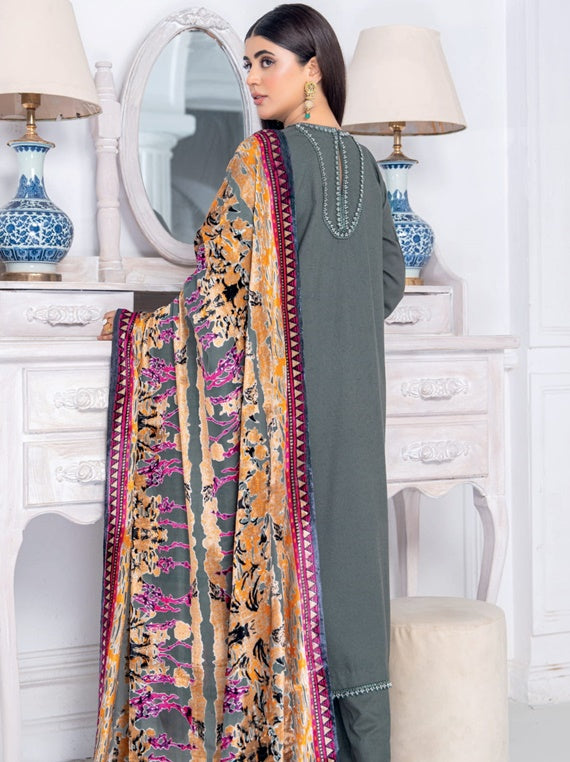 Kumail luxury winter dhanak By Riaz Arts (D-03)