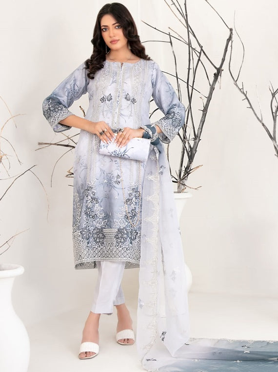 Mulan By Tawakkal Embroidered Organza Collection 2025 (D-2220)