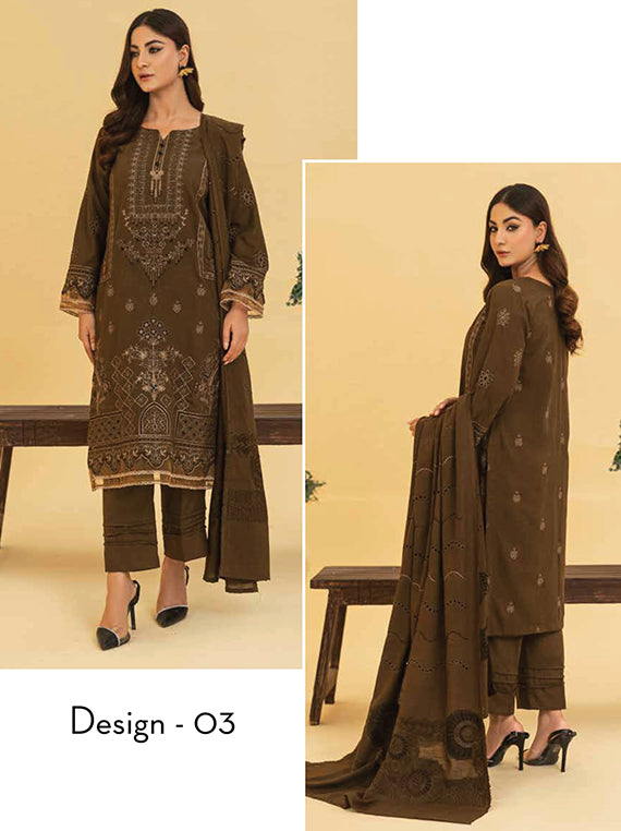 Alif Airjet Wool Slub Collection 2024 Vol-47 (Design-03)