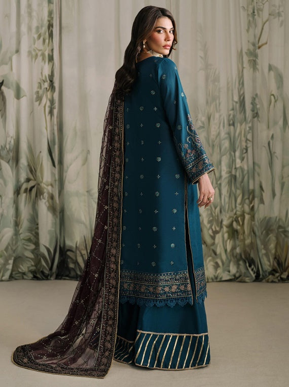 Zarif Raw Silk Collection 2024 (ZRF-RW-03 REENA)