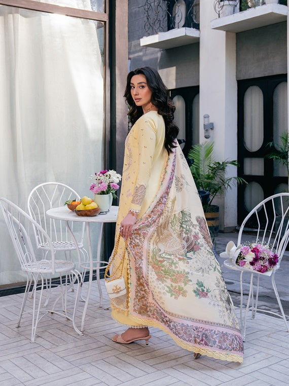 Symphony Neeshay Luxury Lawn Collection 2025 Vol-02 (SUNBEAM)