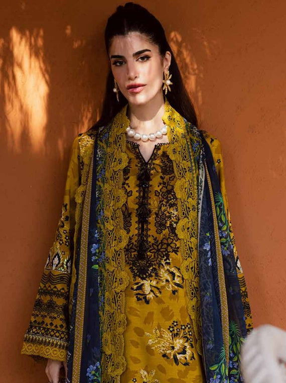 Gardenia by Nurèh  Embroidered viscose slub linen collection (NWG-87)