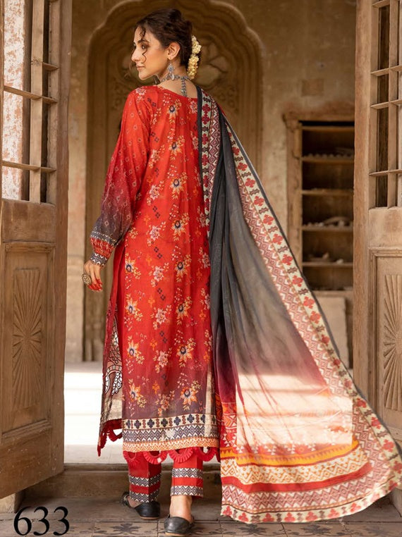 Rang Nagar By Shaista Lawn Collection 2025 (D-633)