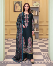 Sehrish by Johra Luxury Embroidered Winter Suit with Embroidered Shawl