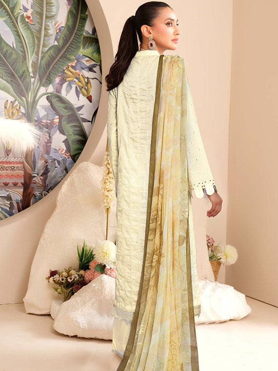 Rabail By Johra Chikankari Lawn Collection 2025 (JH-540)