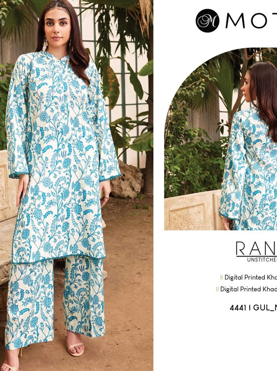 Rang By Motifz 2Piece Khaddar Collection 2024 (D-4441)