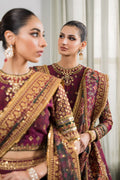 Premium Embroidered Chiffon-Silk Three-Piece Collection for wedding