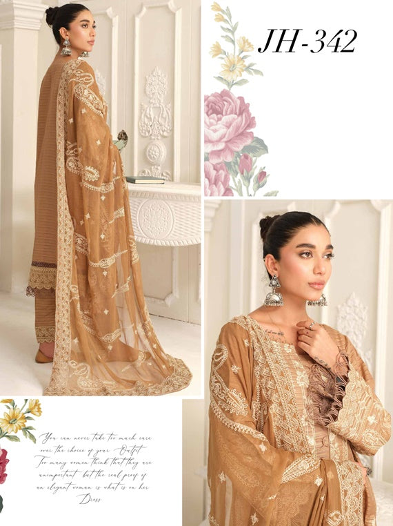 Elsa By Johra Banarsi Jacquard Viscose Collection 2024 (JH-342)