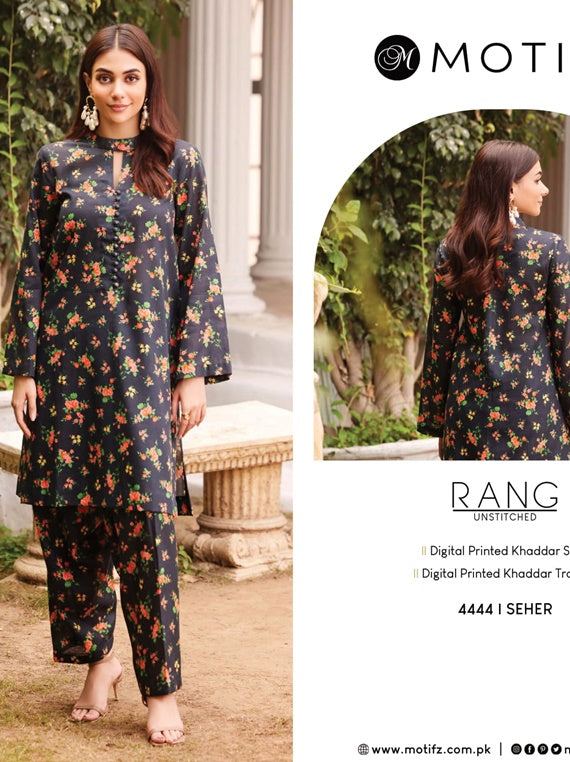 Rang By Motifz 2Piece Khaddar Collection 2024 (D-4444)