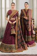 Premium Embroidered Chiffon-Silk Three-Piece Collection for wedding
