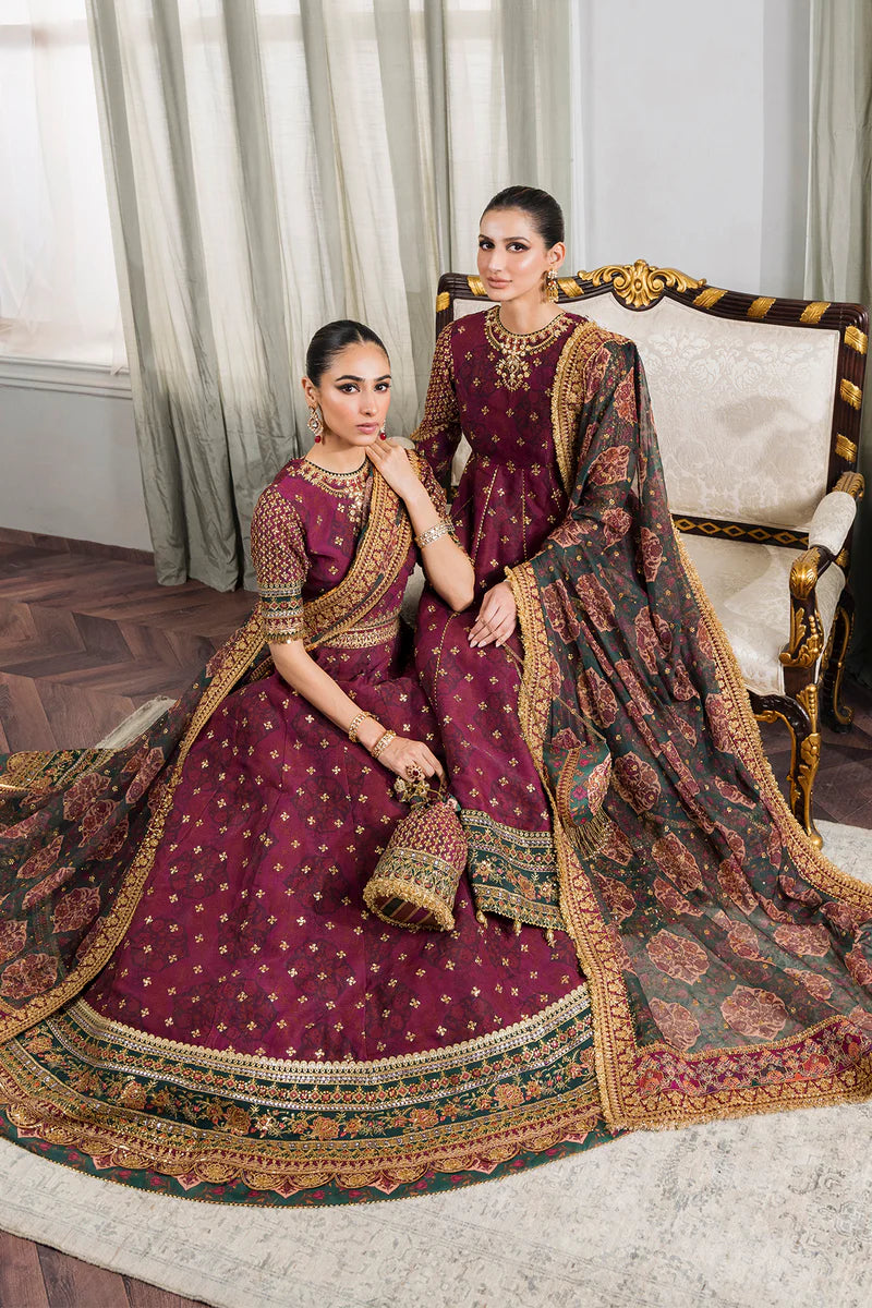 Premium Embroidered Chiffon-Silk Three-Piece Collection for wedding