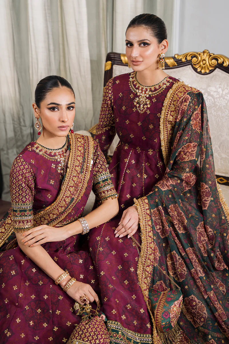 Premium Embroidered Chiffon-Silk Three-Piece Collection for wedding