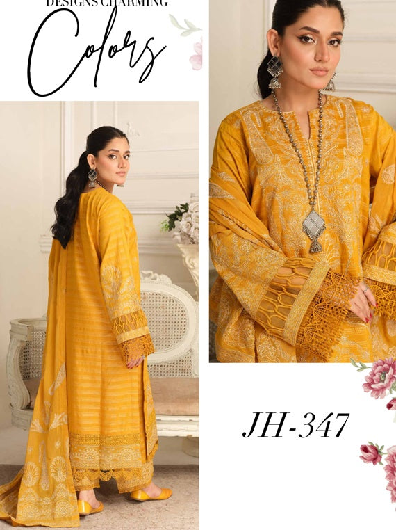 Elsa By Johra Banarsi Jacquard Viscose Collection 2024 (JH-347)