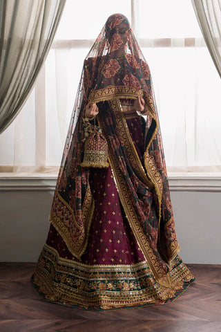 Premium Embroidered Chiffon-Silk Three-Piece Collection for wedding