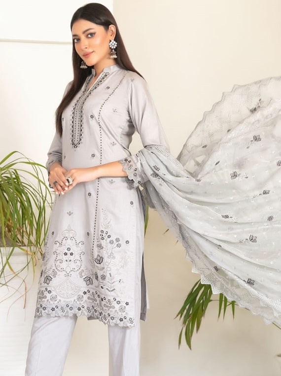 Najwa By Tawakkal Fancy Embroidered Viscose Collection (D-4391)