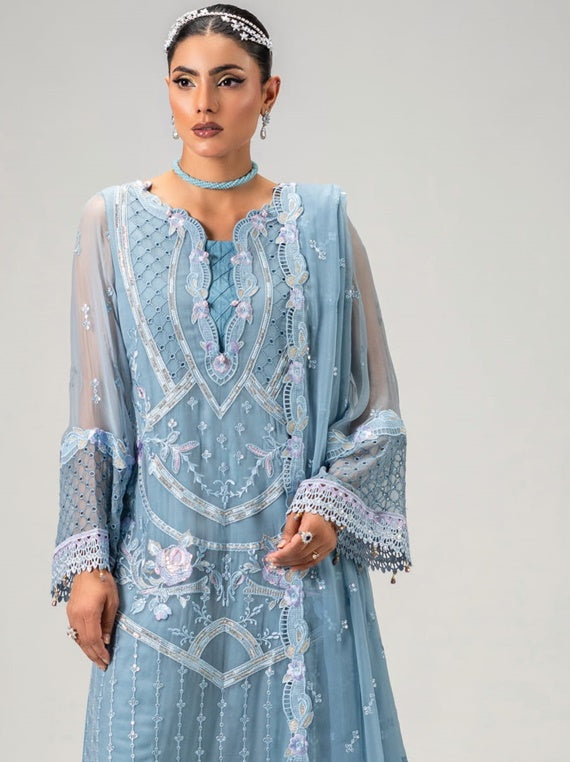 Aura By Zebtan Chiffon Collection 2025 Vol-01 (AR-04)