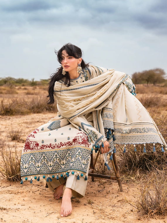 Pat Jhaar by Gul Ahmed Embroidered Pashmina Collection 2025 (AP52006)
