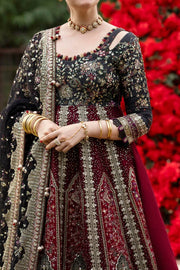 Nureh Jhoomro Embroidered Raw Silk & Net Luxury Formal Suit