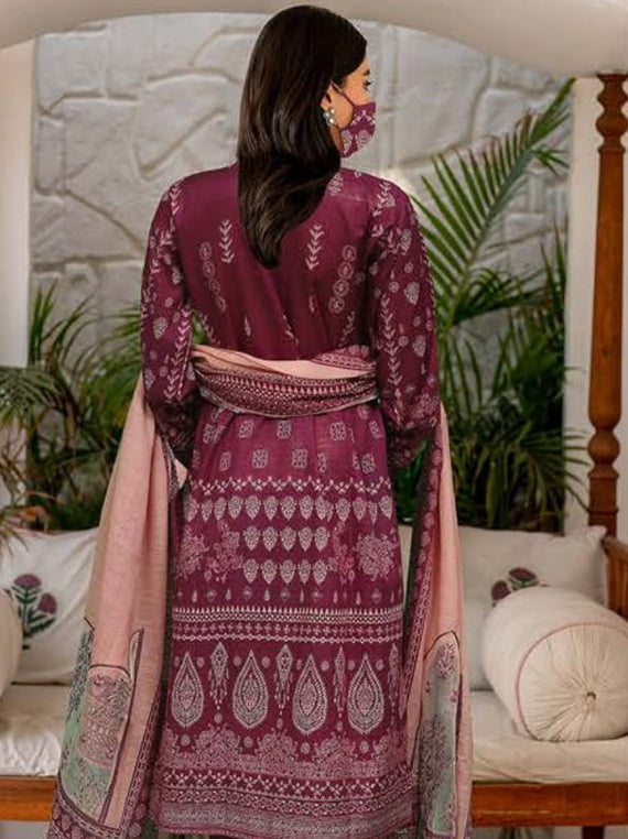 Aria By Zavi Bana Dora Lawn Collection 2025 (ZV-114)