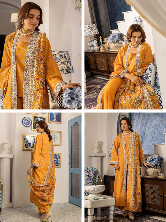 Honey By Safwa Lawn Collection 2025 Vol-02 (D-04)