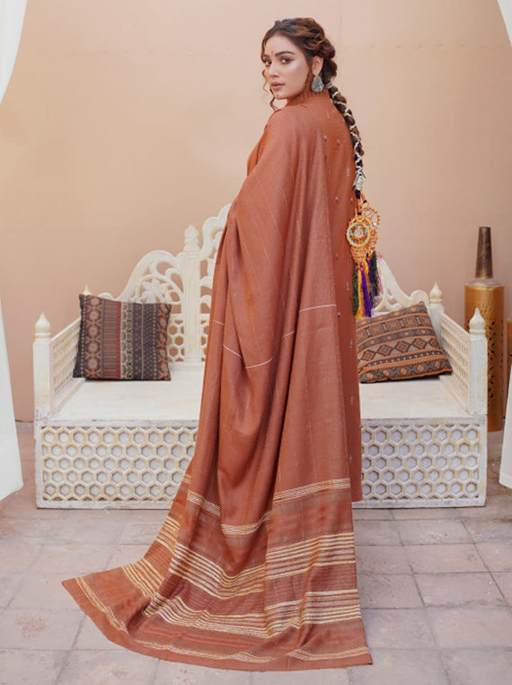 Mere Naina By Manizay Peach Leather Collection 2024 (D-04)