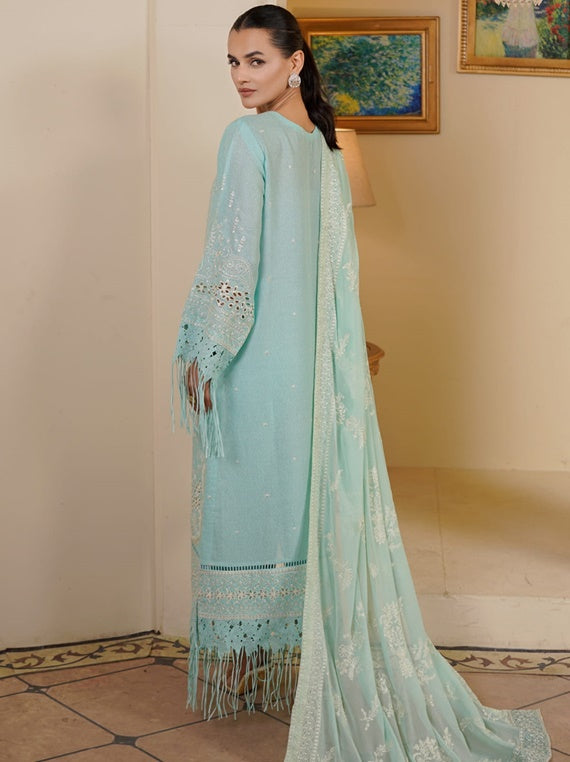 Naimal by Johra Embroidered lawn karandi Collection (JH-1154)