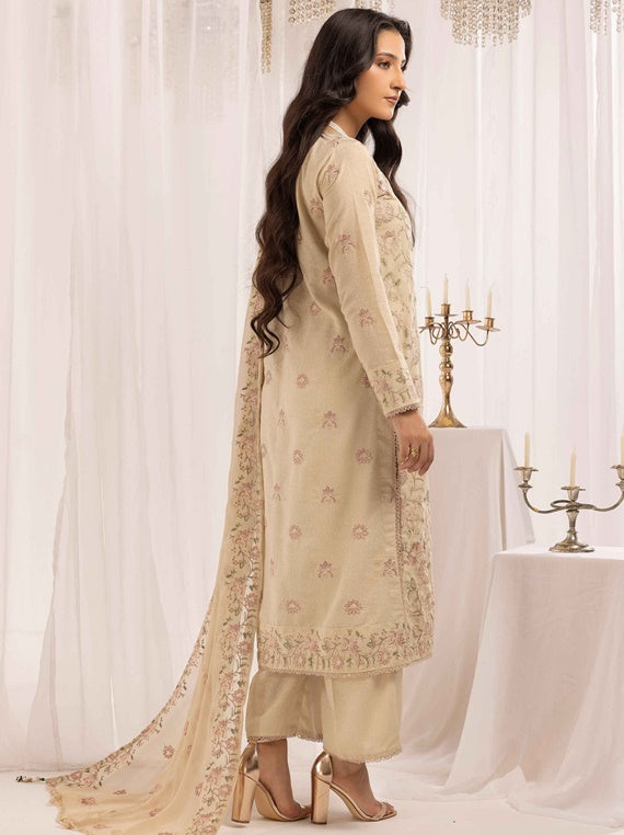 Mahees jasmine elegant embroidered karandi Collection By Riaz Art (D-04)