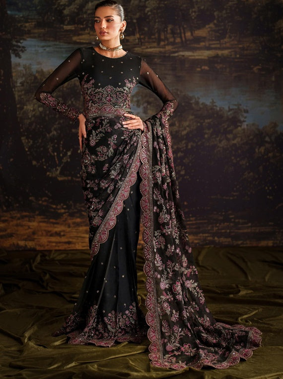 Zarif Premium Chiffon Collection 2025 (ZRF-PRC-04 VICTORIA)