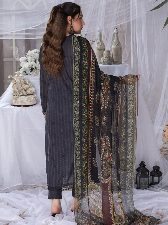 Nikhar By Manizay Lawn Collection 2024 (D-04)