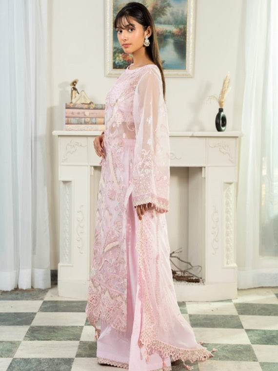 Zebtan By Mahroosh Embroidered Chiffon Collection 2025 (ZM-04)