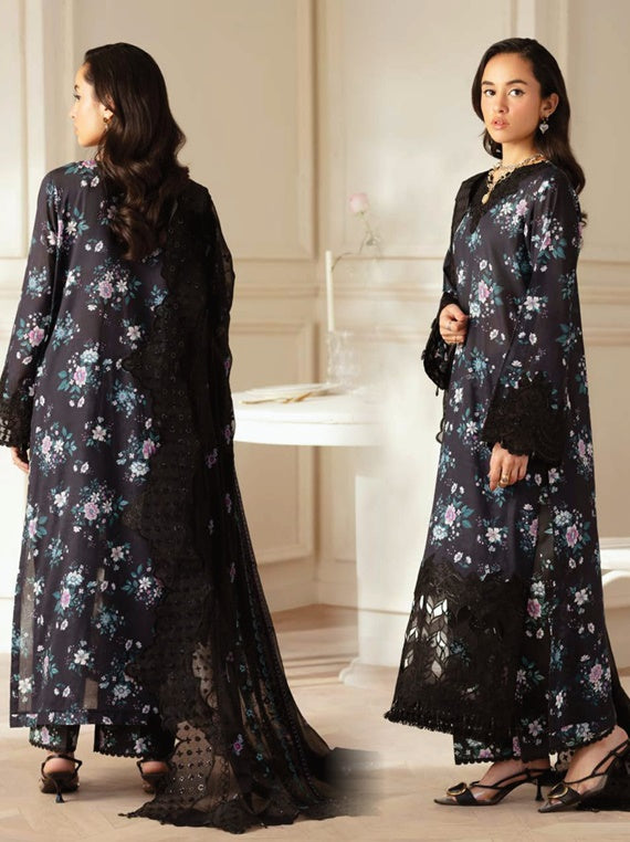Feya By Nureh Eid Lawn Collection 2025 (FE-04)