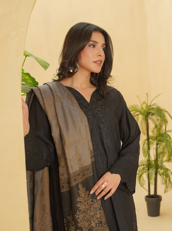 KISHORE KA ANDAZ Embroidered Dhanak Collection by Manizay (D-04)