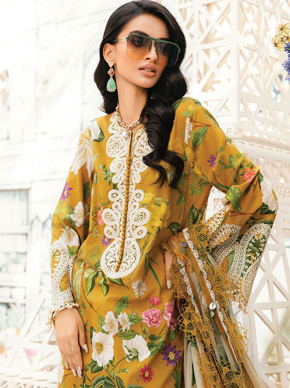 Maria B M Print Eid Lawn Collection 2025 (MPT-04B)