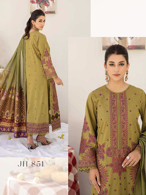 Eshaa By Johra Lawn Collection 2025 (JH-851)