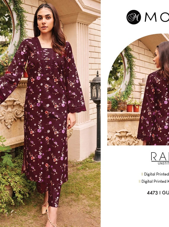 Rang By Motifz 2Piece Khaddar Collection 2024 (D-4473)